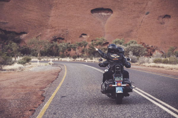 Harley met Uluru